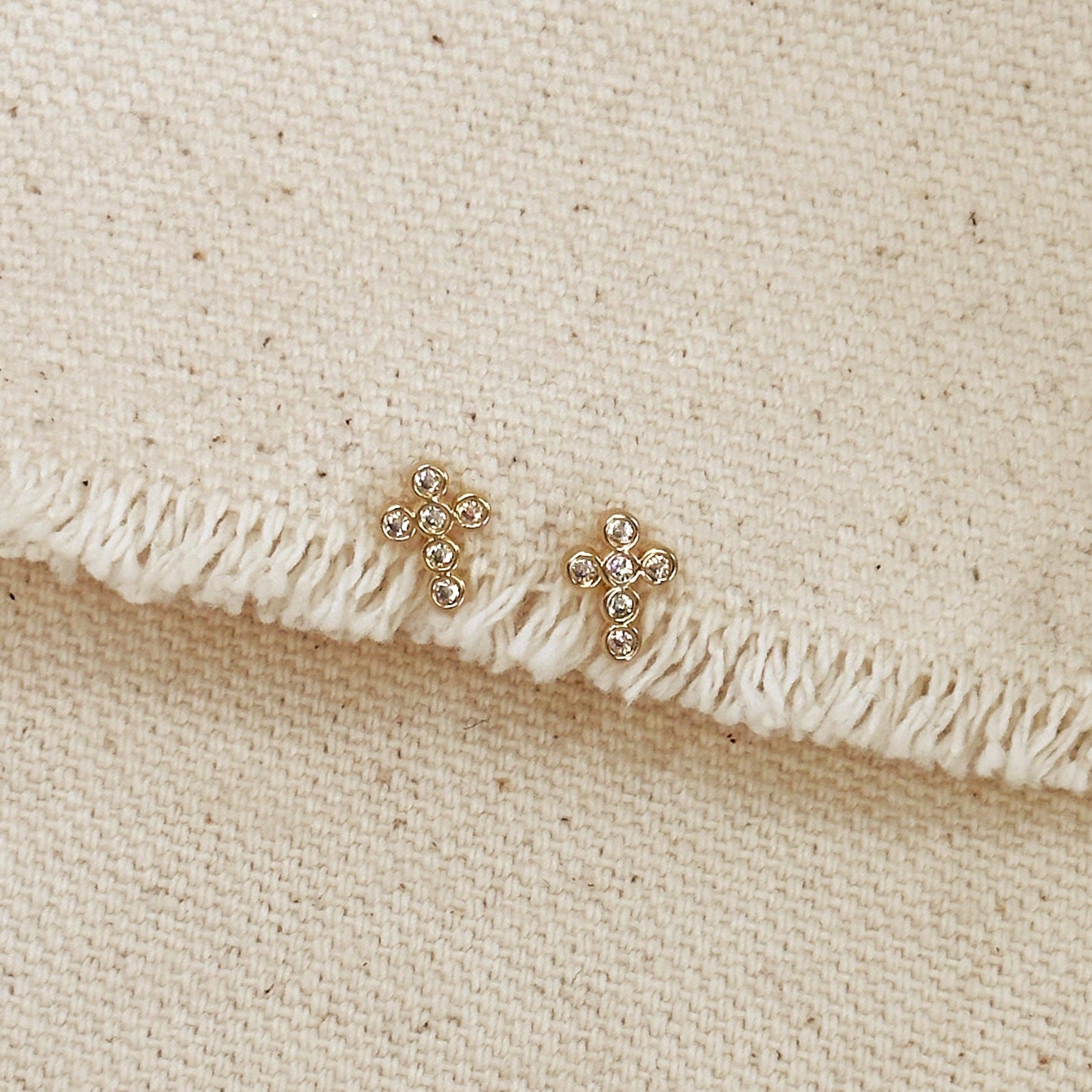 Cross Stud Earrings