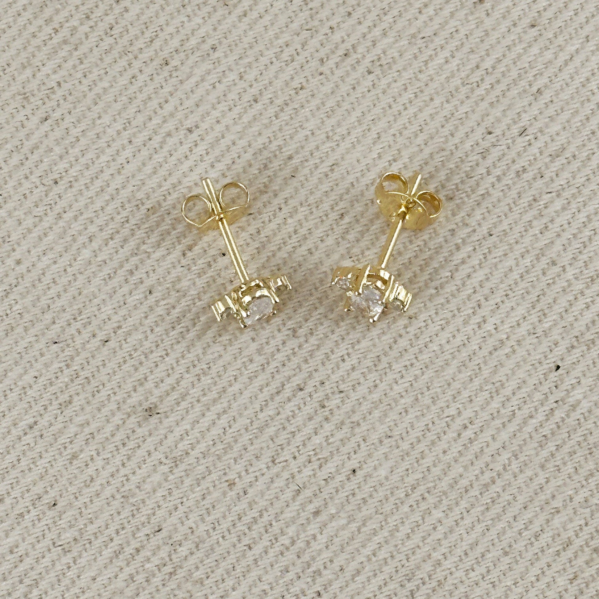 Oval Cushioned Stud Earrings