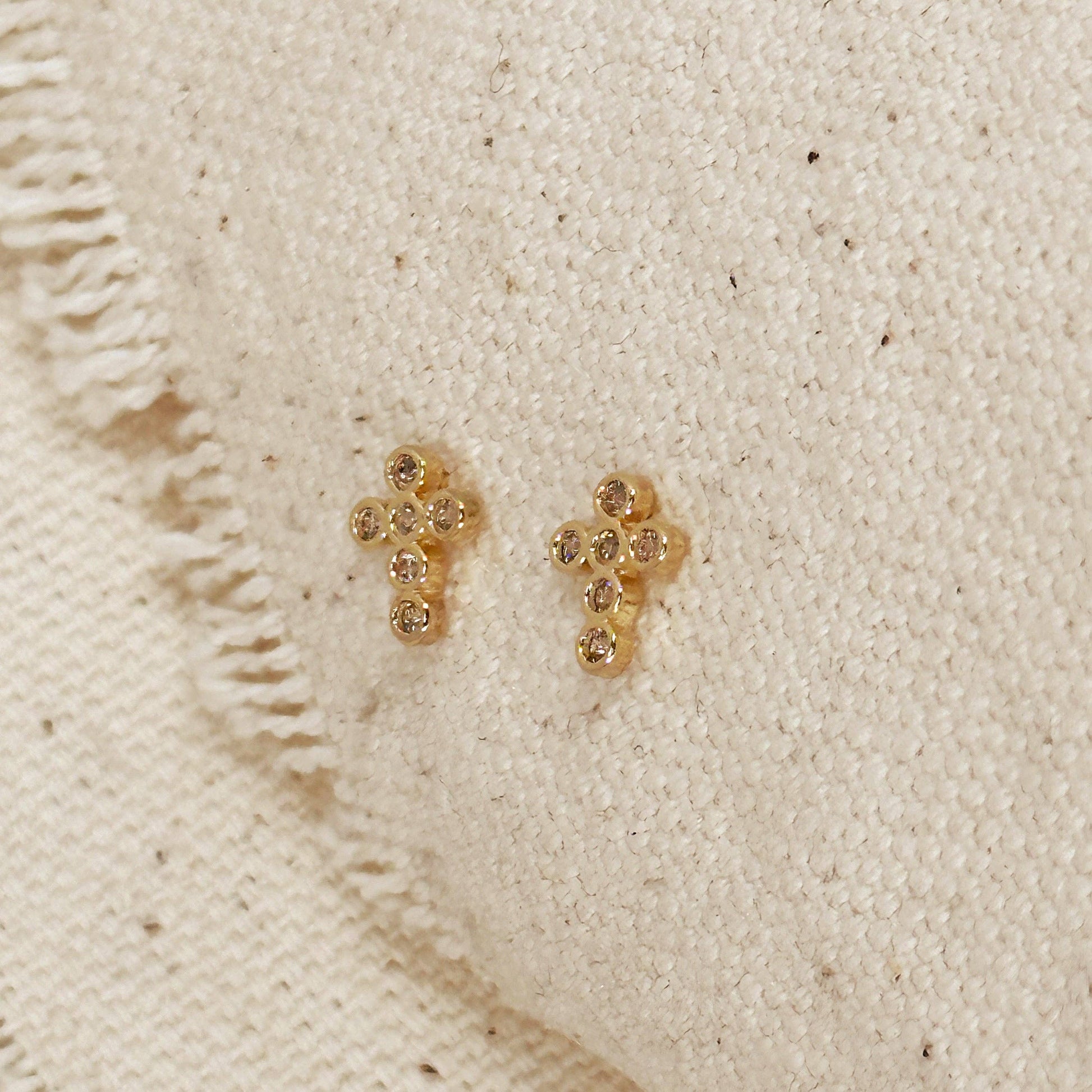 Cross Stud Earrings