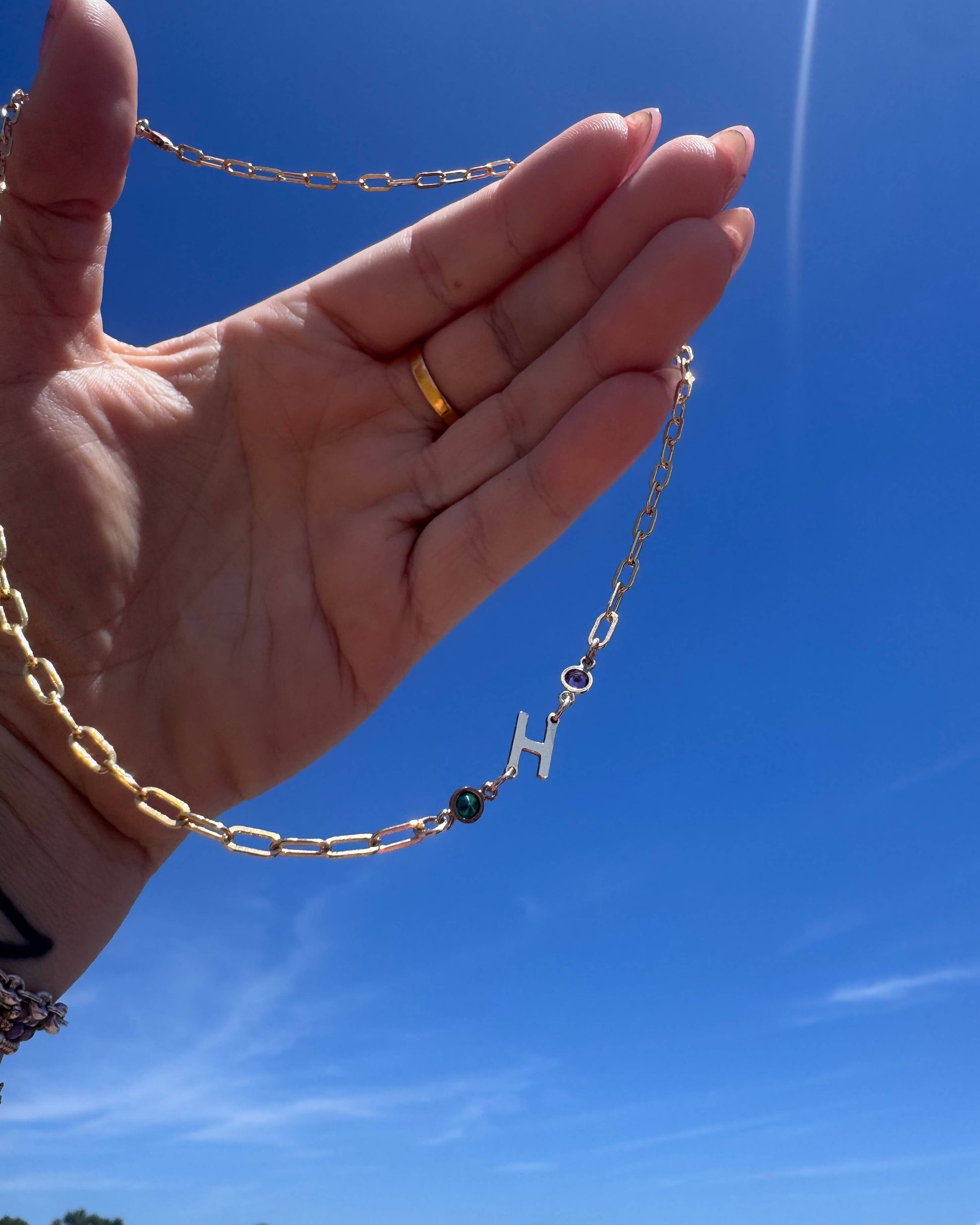 Luxe Personal Gem Necklace