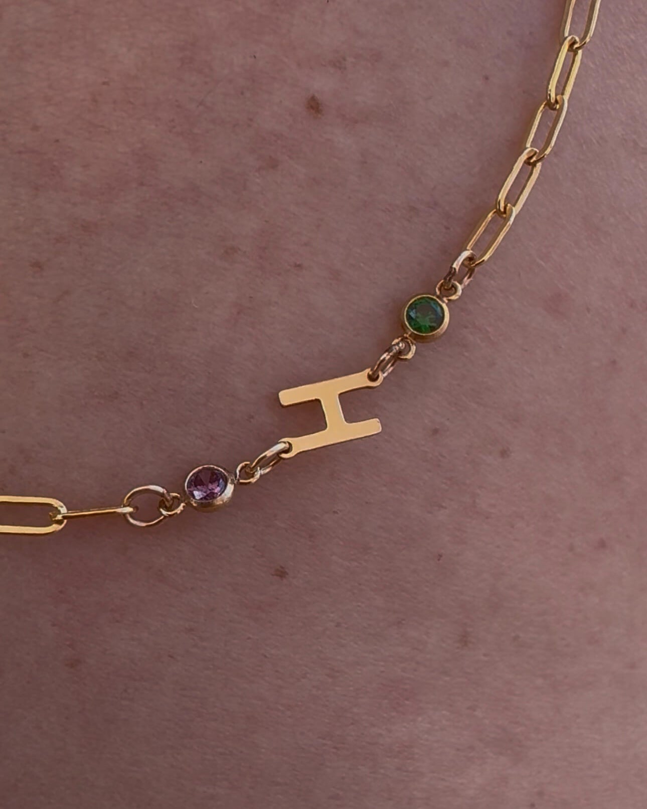 Luxe Personal Gem Necklace