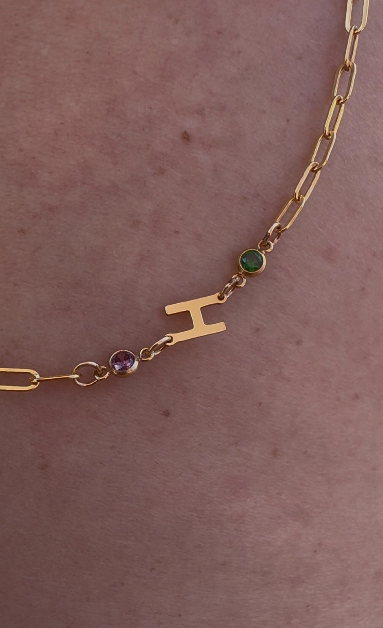 Luxe Personal Gem Necklace
