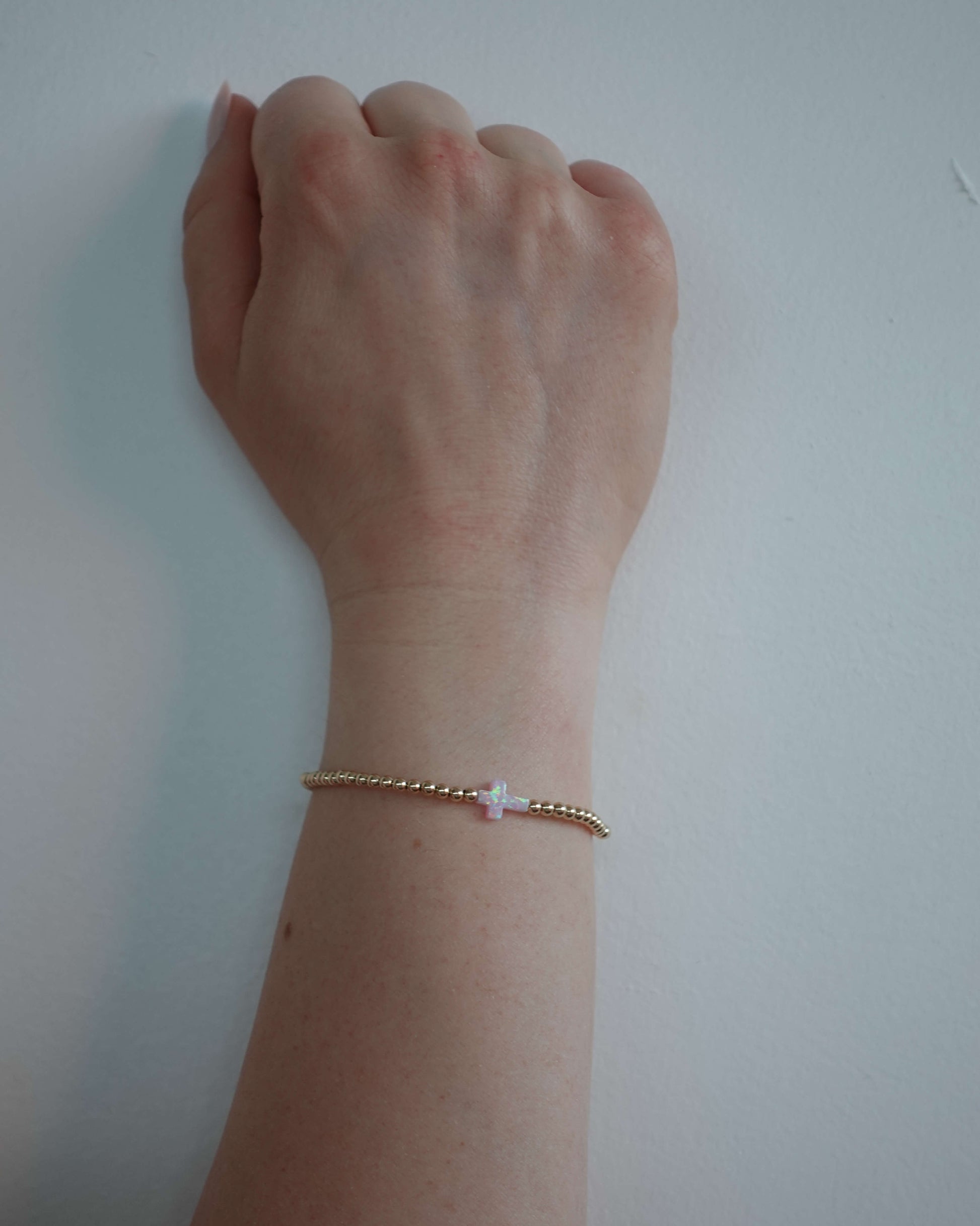 With Faith Bracelet - Purple Opal