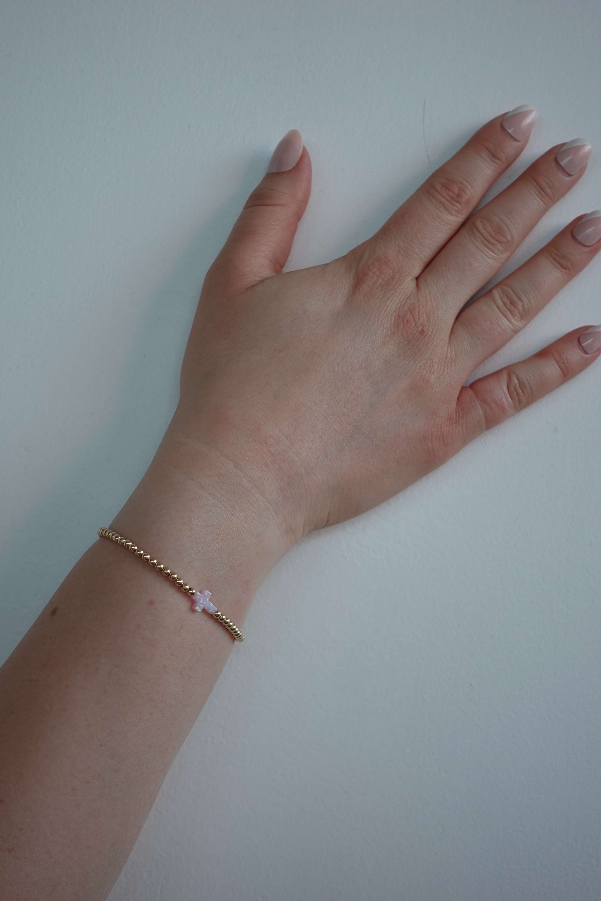With Faith Bracelet - Purple Opal