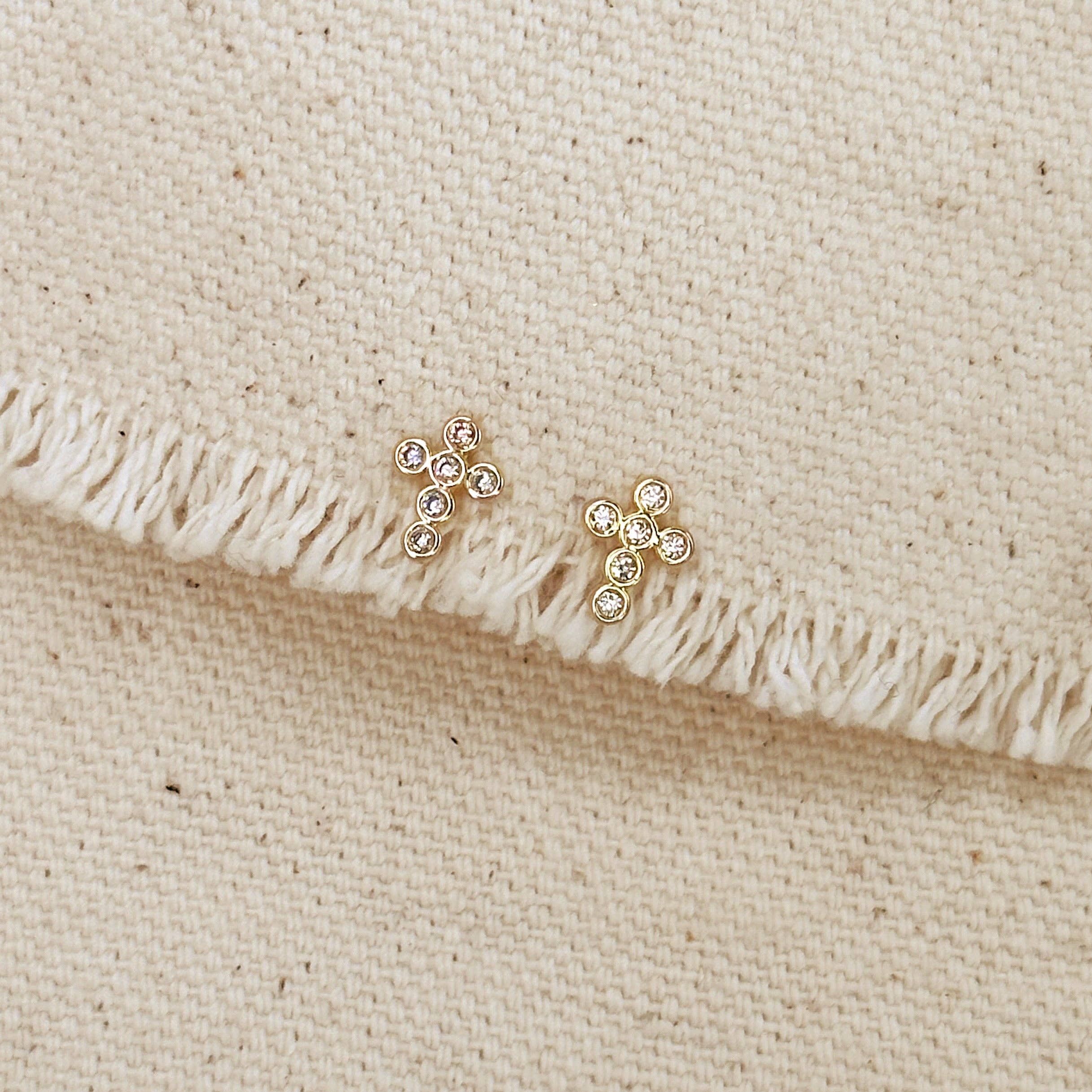 Cross Stud Earrings