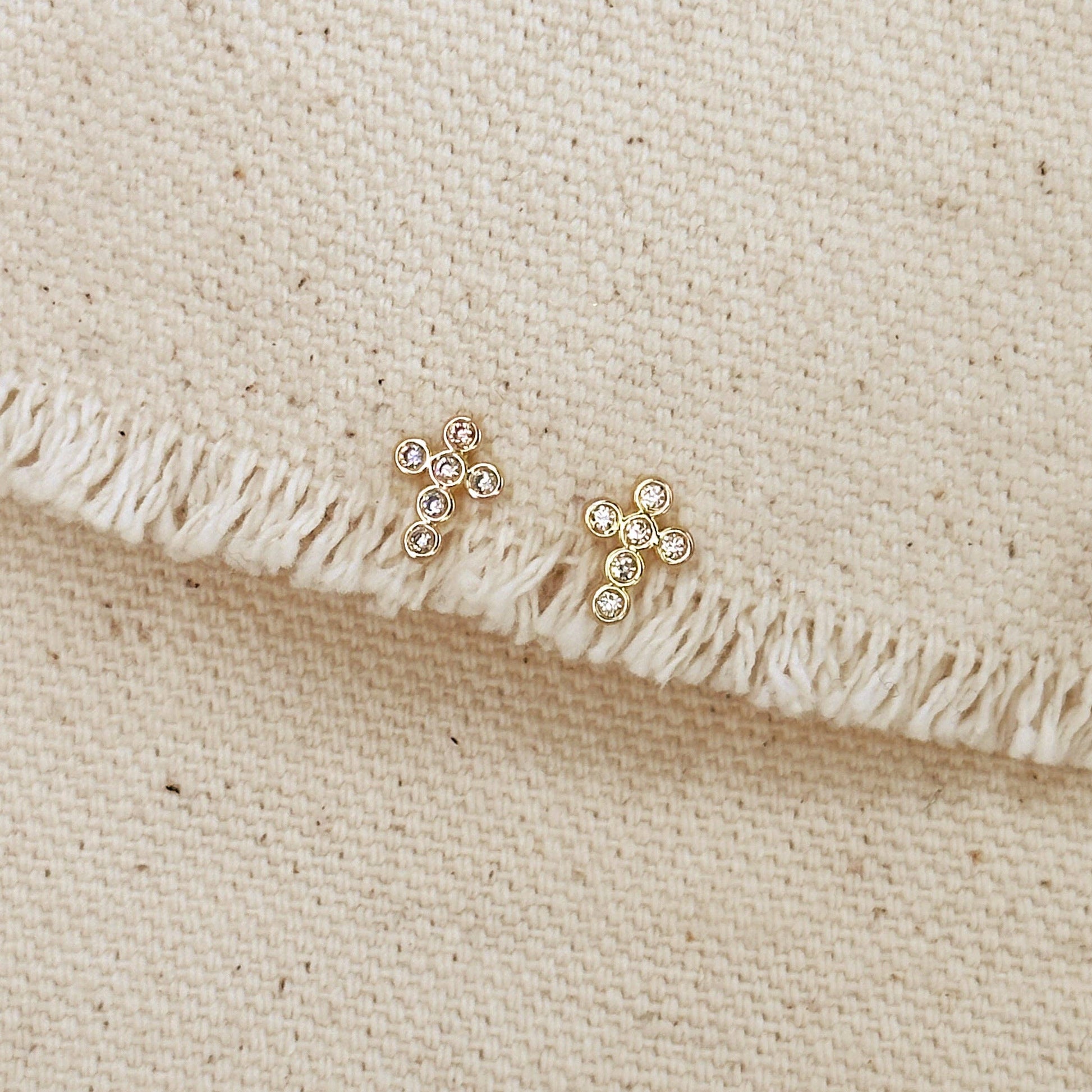 Cross Stud Earrings
